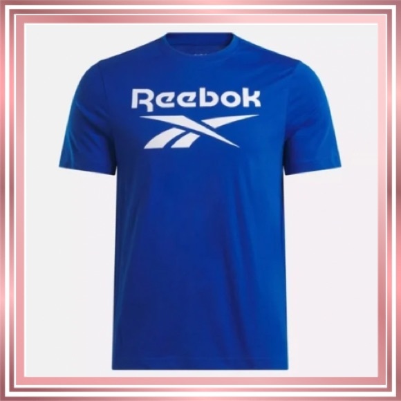 REEBOK Identity Big Stacked Logo T-Shirt - Picture 4 of 5